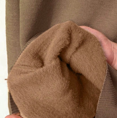 Fleece-Lined Turtleneck