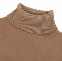 Fleece-Lined Turtleneck