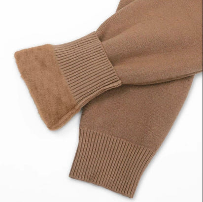 Fleece-Lined Turtleneck