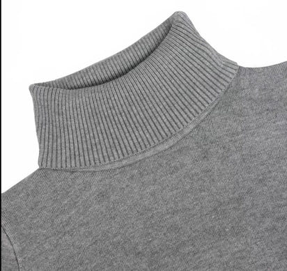 Fleece-Lined Turtleneck