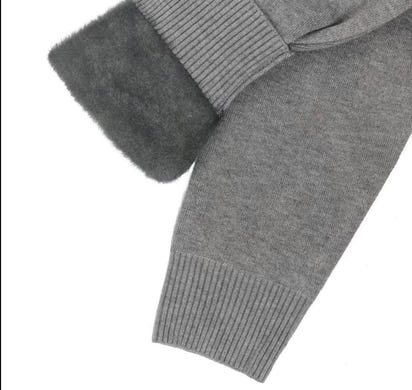 Fleece-Lined Turtleneck